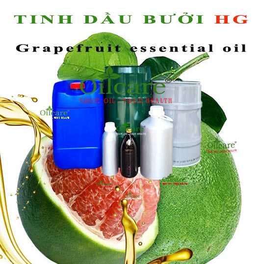 Tinh dầu vỏ bưởi cao cấp grapefruit HG bán lít kg buôn giá sỉ rẻ